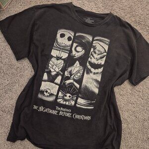 Disney The Nightmare Before Christmas Jack Sally Oogie Boogie T-Shirt Large XL